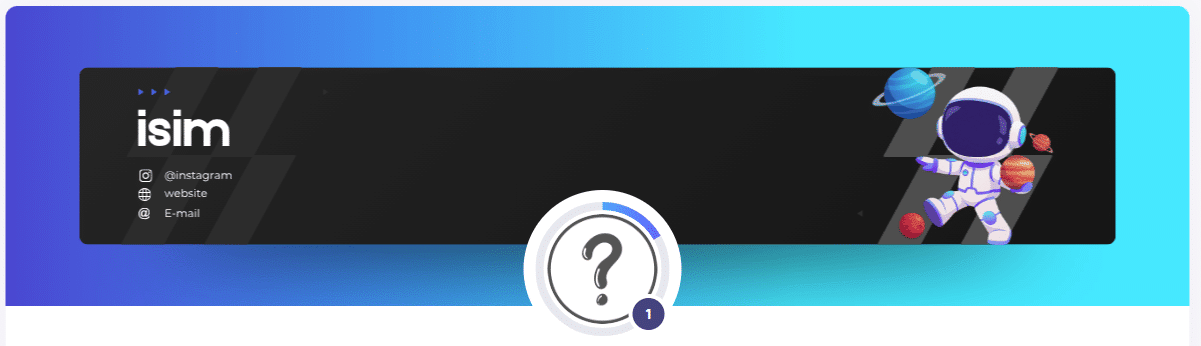 Astronot Serisi - Premium Canva Banner - Görsel 3