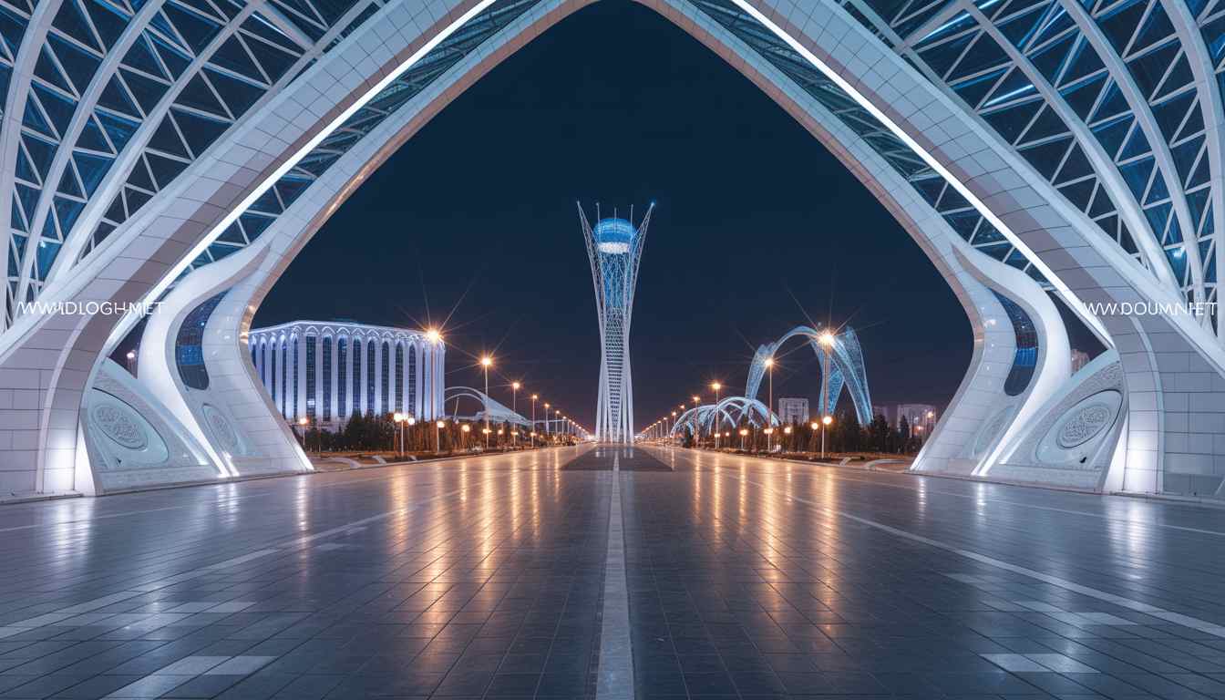 ideogram-v3.0_professional_photo_of_Futuristic_urbanism_empty_Ashgabat_streets_glowing_marble_-0